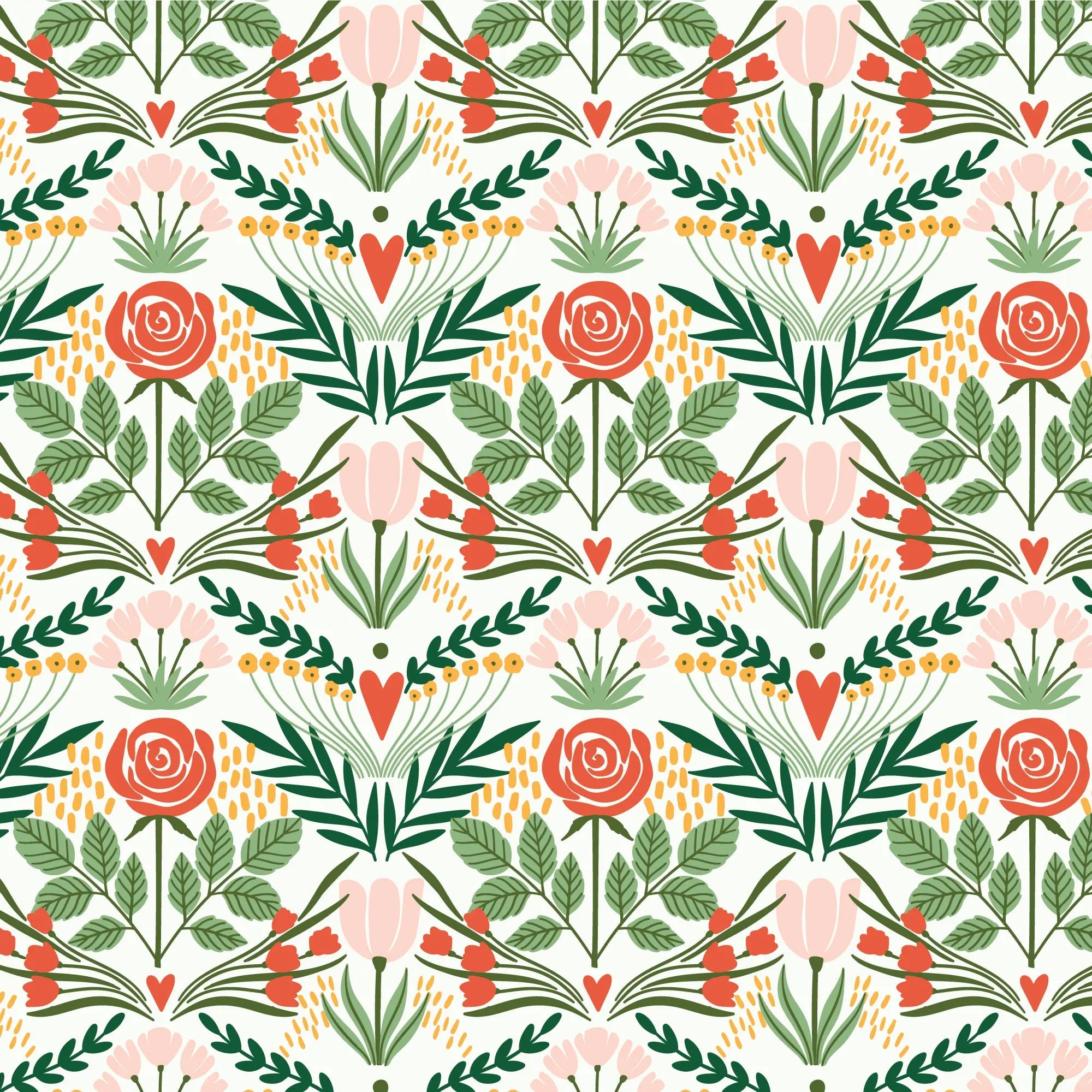 Flourish organic cotton - Cloud 9 Cherry Fabrics