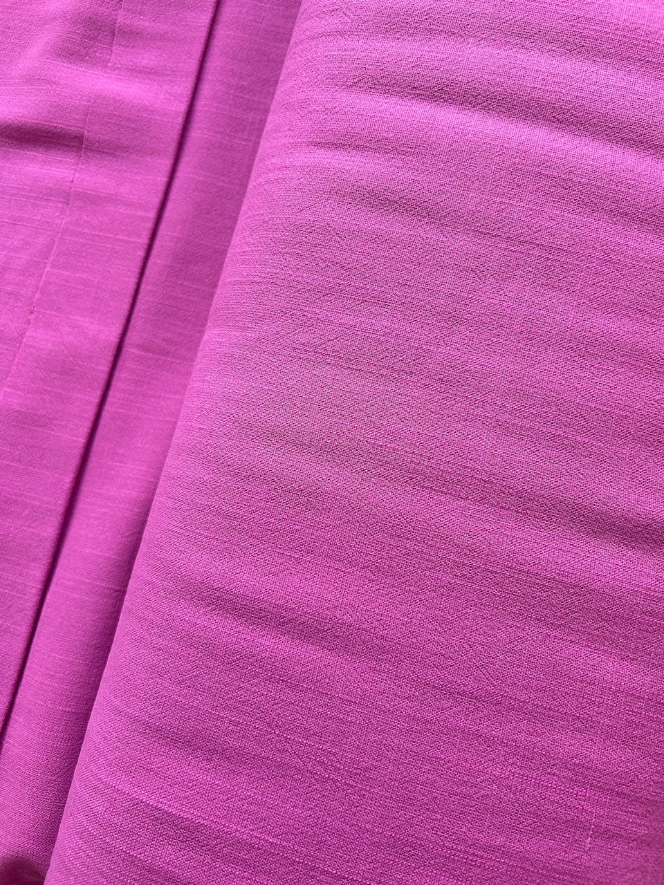 Azalea linen viscose slub Cherry Fabrics