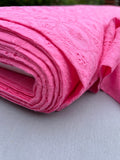 Pink cotton anglaise Cherry Fabrics