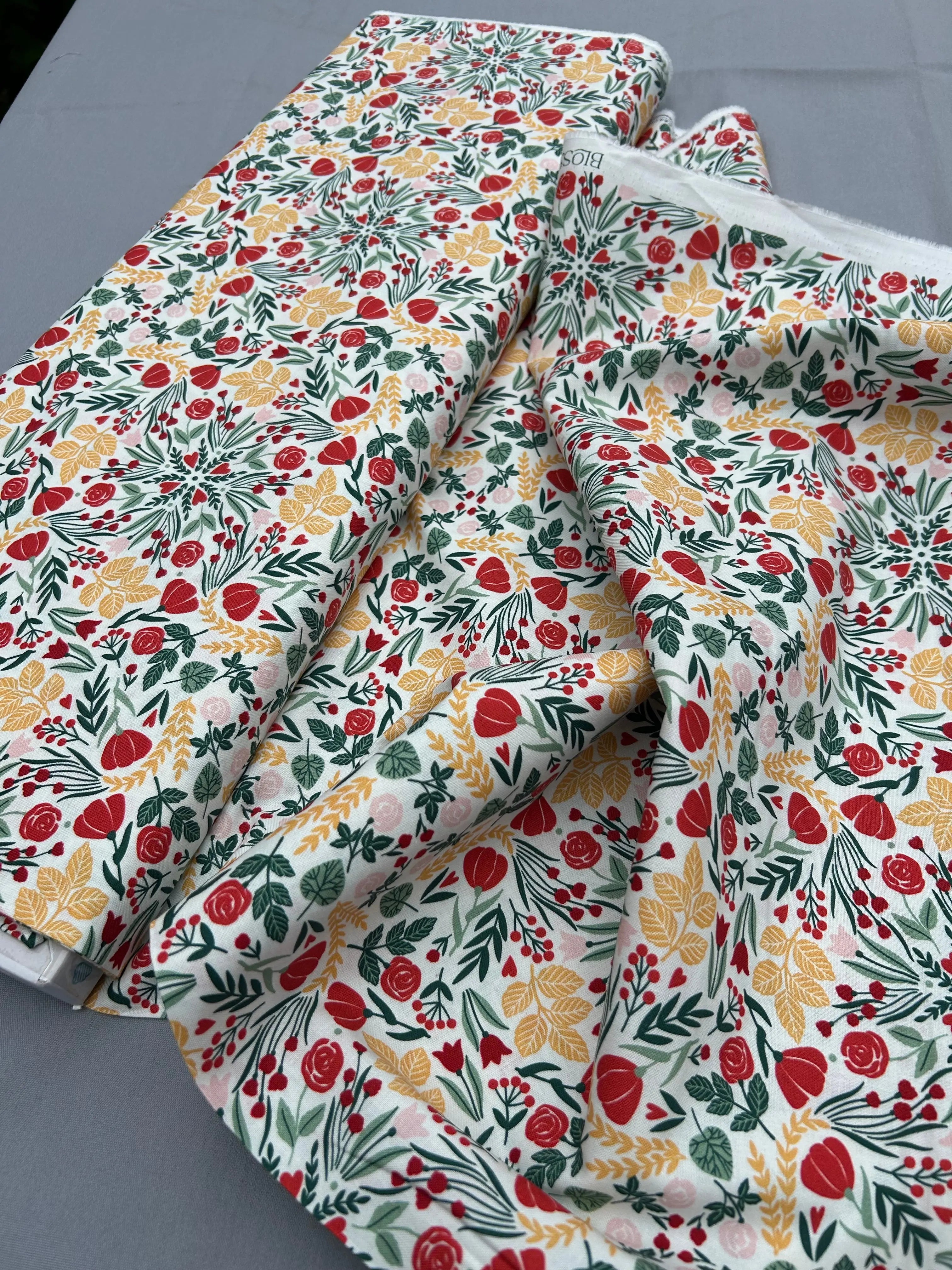 Blossom organic cotton - Cloud 9 Cherry Fabrics