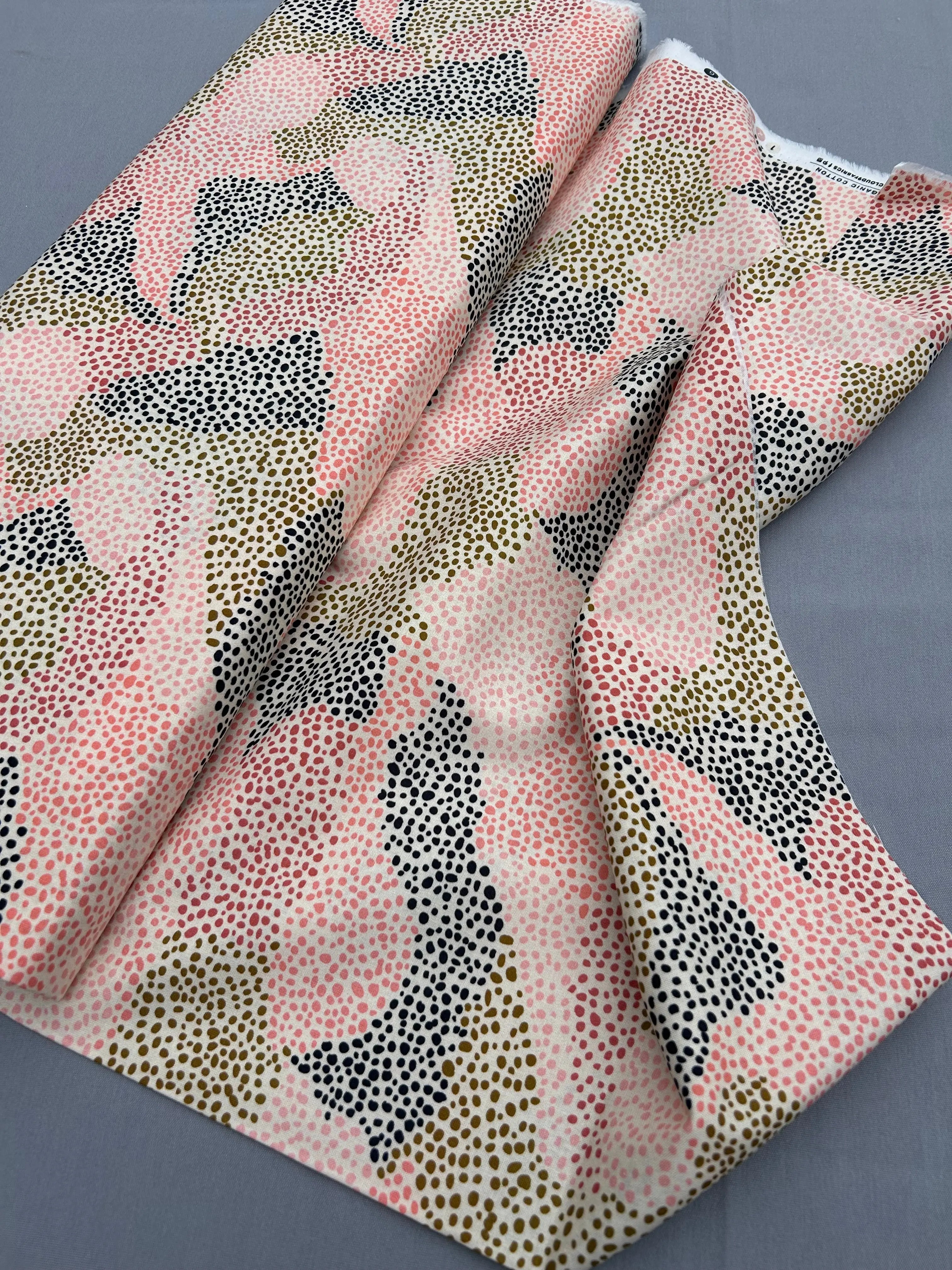 Rock Garden organic cotton - Cloud 9 Cherry Fabrics