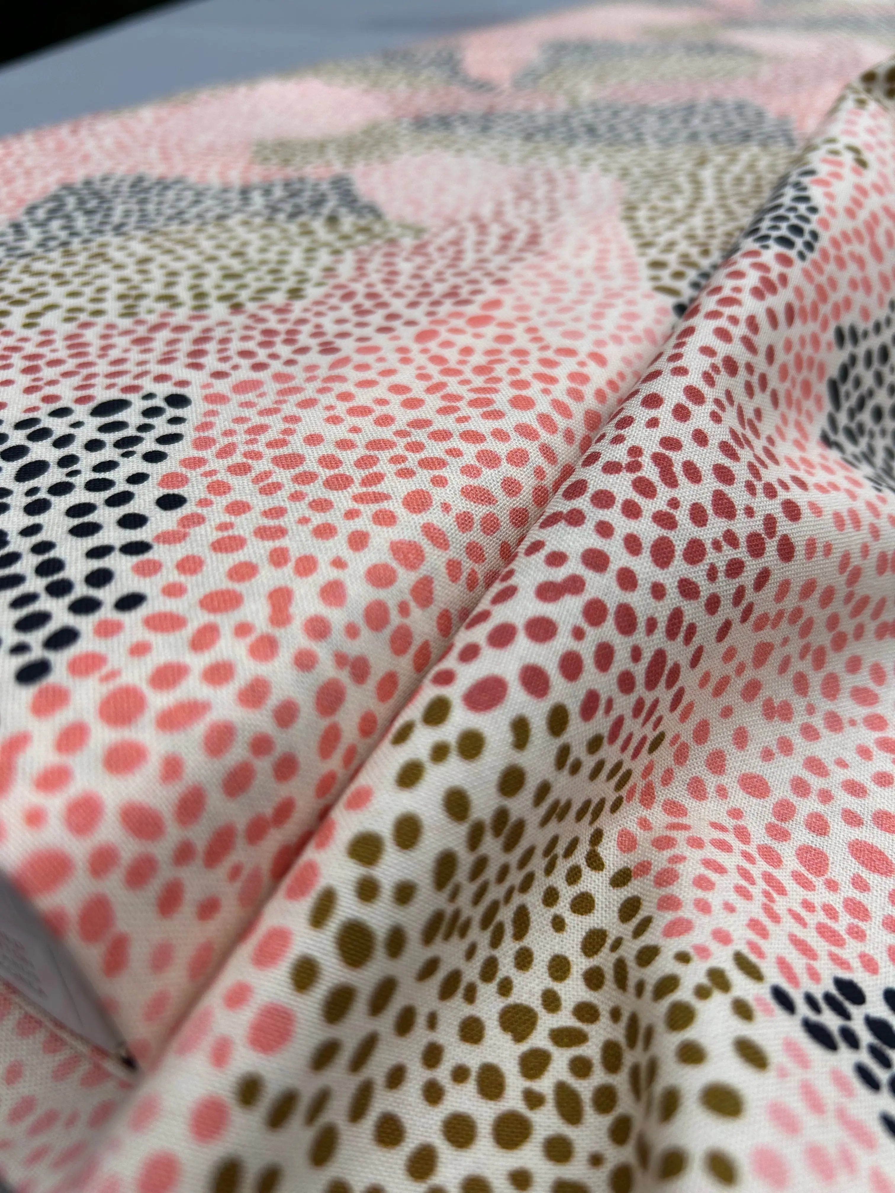 Rock Garden organic cotton - Cloud 9 Cherry Fabrics