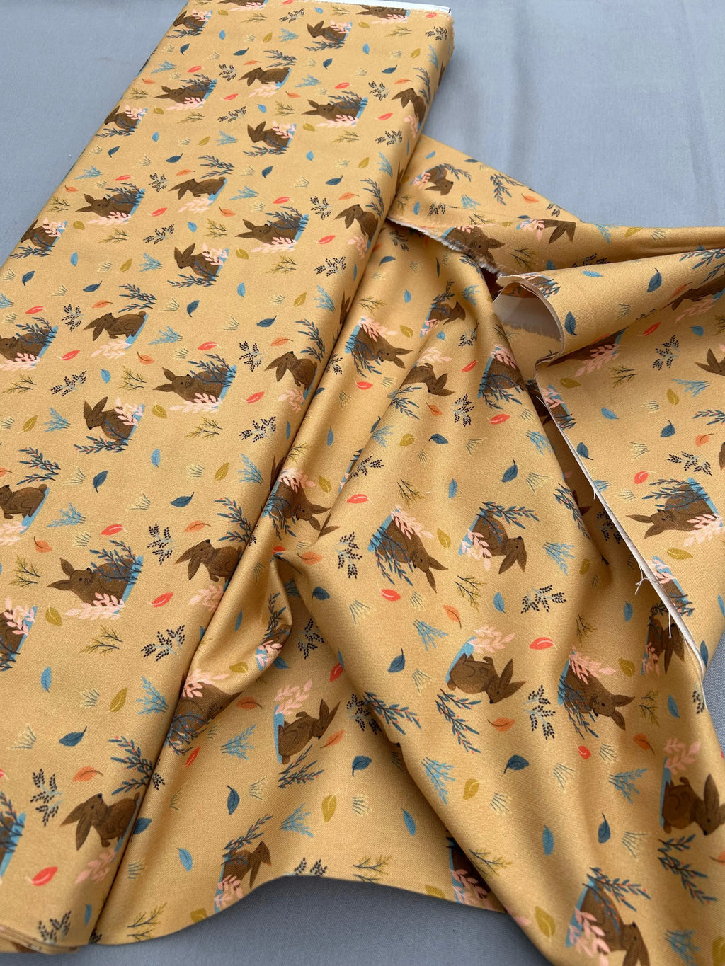 Bunny Hops organic cotton - Cloud 9 Cherry Fabrics