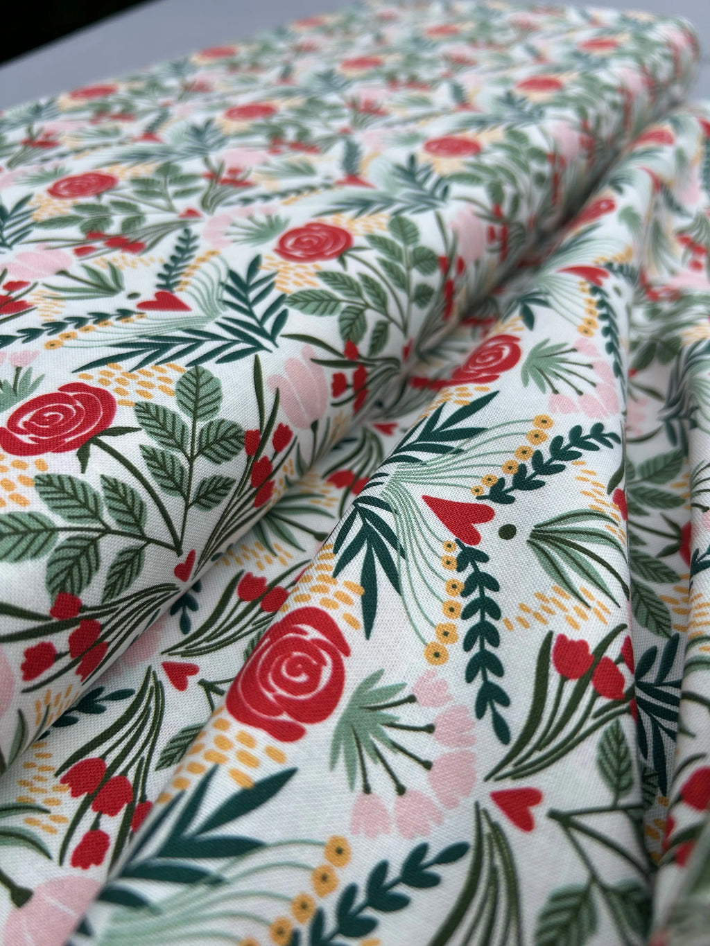 Flourish organic cotton - Cloud 9 Cherry Fabrics