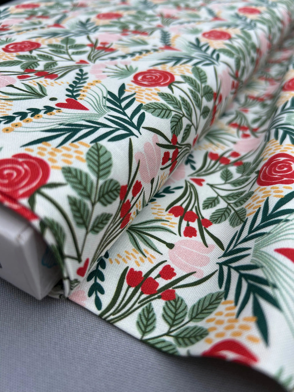 Flourish organic cotton - Cloud 9 Cherry Fabrics